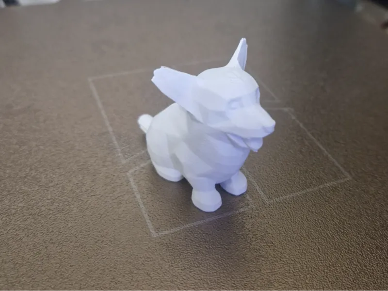dog art 3d poligon