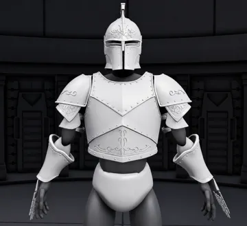 Modelo para impresión 3D: FARAAM ARMOR — vista de referencia 3