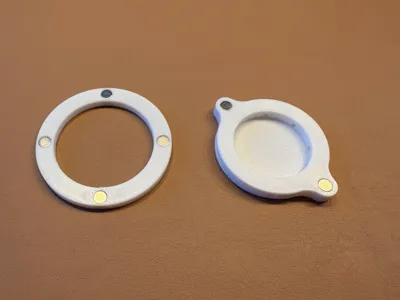 magnetic vacuum ring for filament vacuum bag