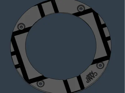 Apache 2800 Case spacer for Polk 6.5" speaker