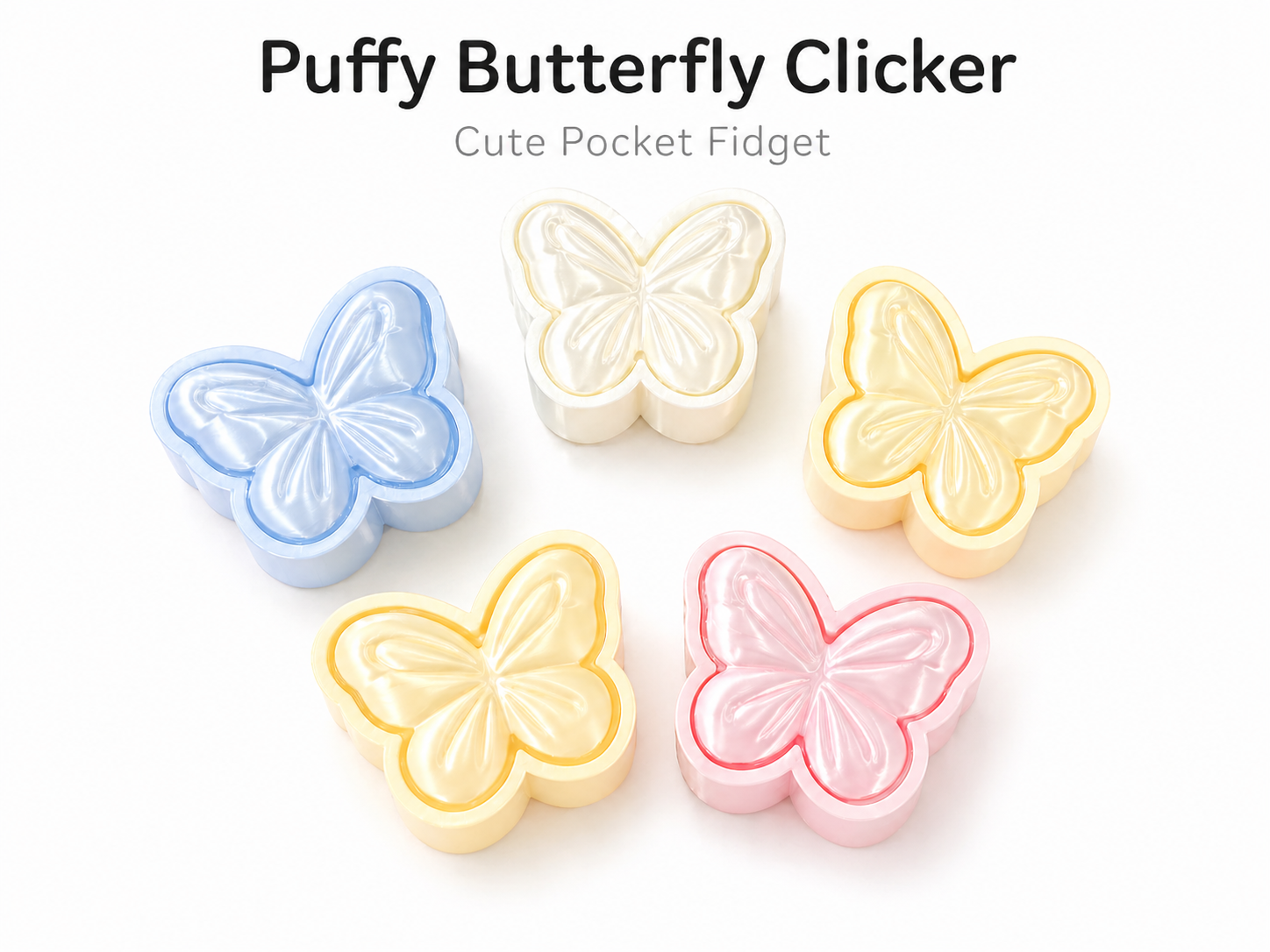Puffy Butterfly Clicker