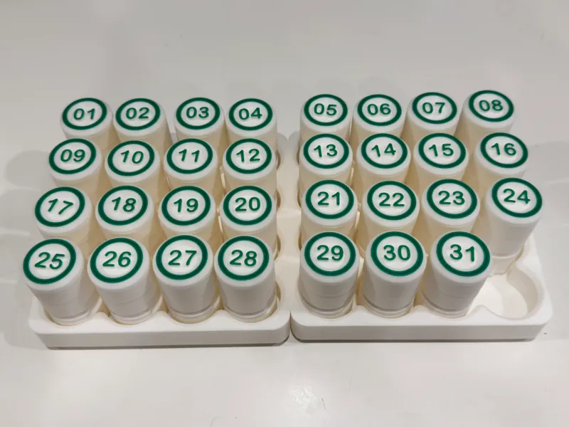 Pill Pod Month Date Caps