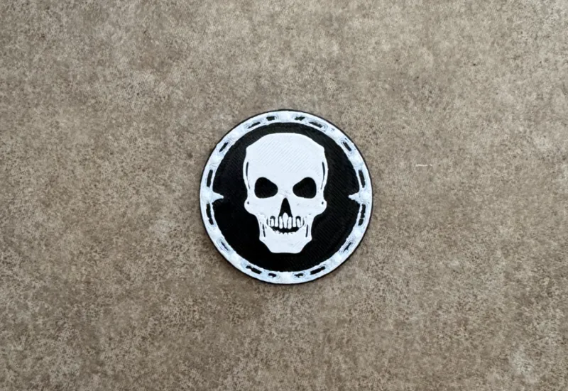 Skull medallion