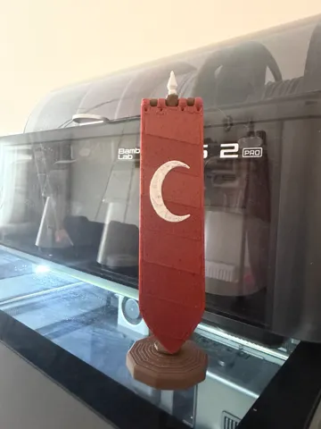 Escenografía en miniatura: Ottoman Flag – 1453 Inspired — vista de referencia 2