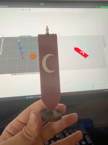 Escenografía en miniatura: Ottoman Flag – 1453 Inspired — vista de referencia 3