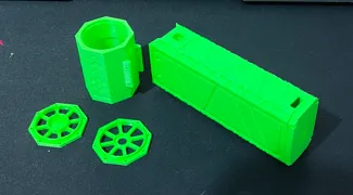 暴力风扇18650-2s分体外壳
