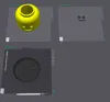 5-inch version drain hole and drip tray