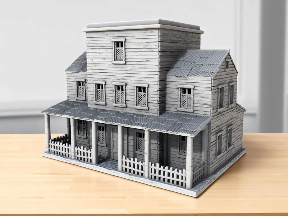 Wild West Series / House 2 by Topi MakerWorld: Download Free 3D Models