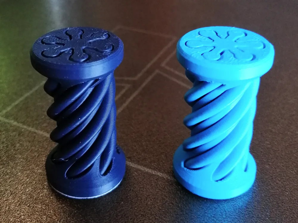 Spiral Fidget Toy - Vortex Cylinder - Free 3D Print Model - MakerWorld