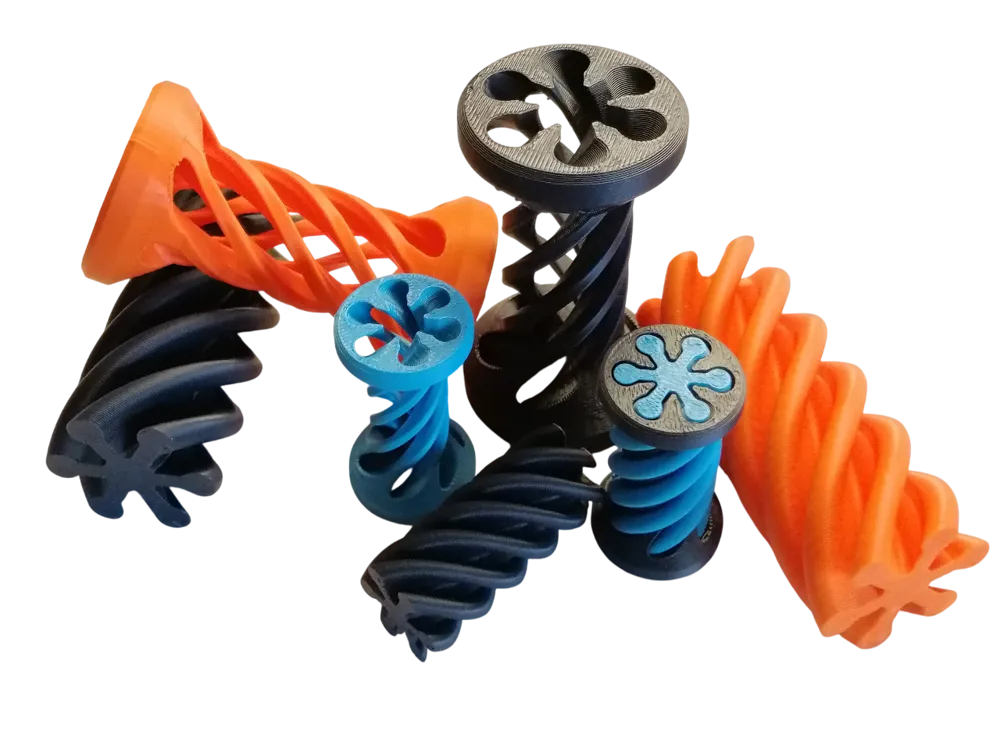 Spiral Fidget Toy - Vortex Cylinder - Free 3D Print Model - MakerWorld