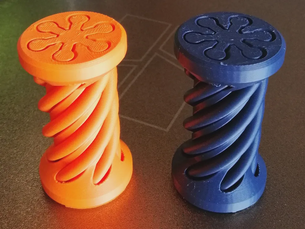 Spiral Fidget Toy - Vortex Cylinder - Free 3D Print Model - MakerWorld