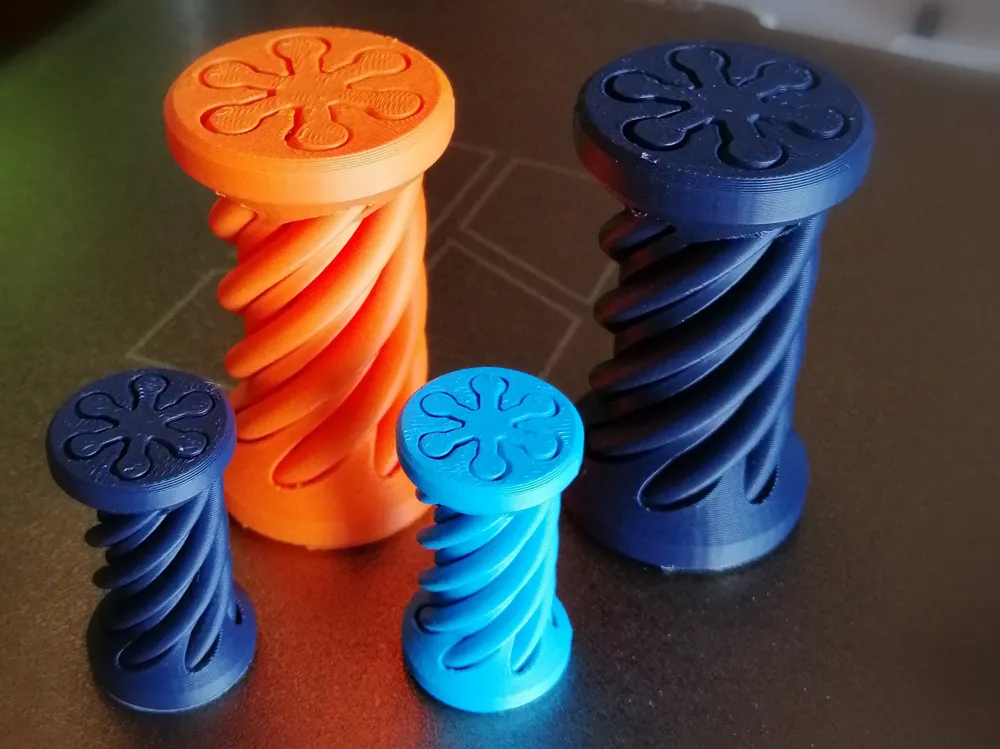 Spiral Fidget Toy - Vortex Cylinder - Free 3D Print Model - MakerWorld