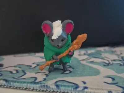 DND npc miniature mouse cute druid