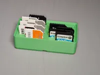 Boîte Gridfinity pour 14 cartes SD — photo 1