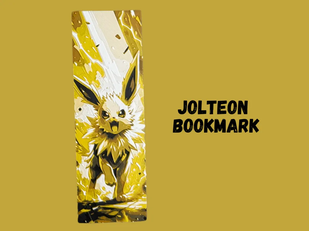 Jolteon - Pokemon Bookmark - 2025 Year of Eevee