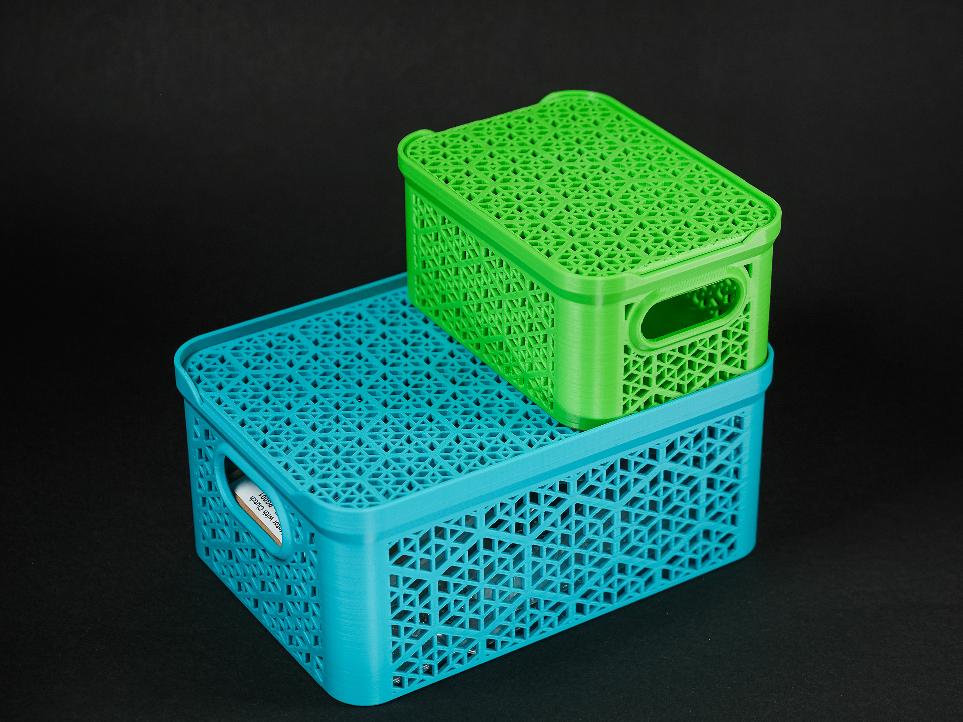 Miniatura 5 do modelo 3D Stackable Baskets