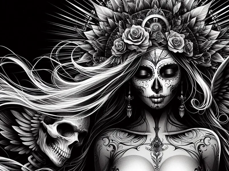 Hueforge SugarSkull Woman & Dead