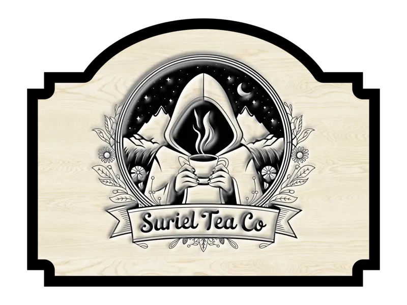 Suriel Tea Co sign from ACOTAR