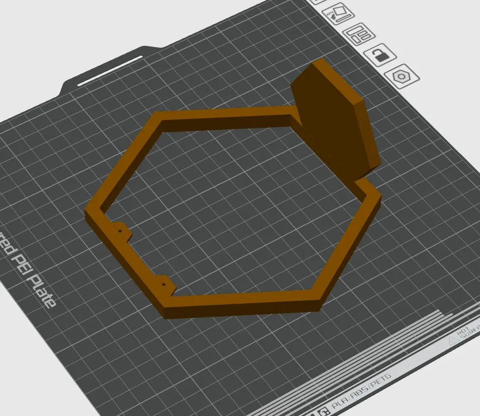 Hexagon figure shelf - Free 3D Print Model - MakerWorld