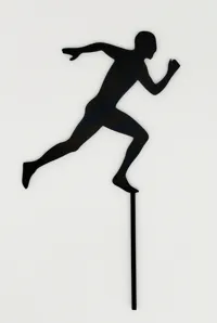 Figurine coureur pour gâteau — photo 2