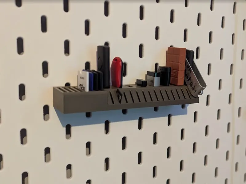 USB SD Micro SD Card Holder Skadis Mount