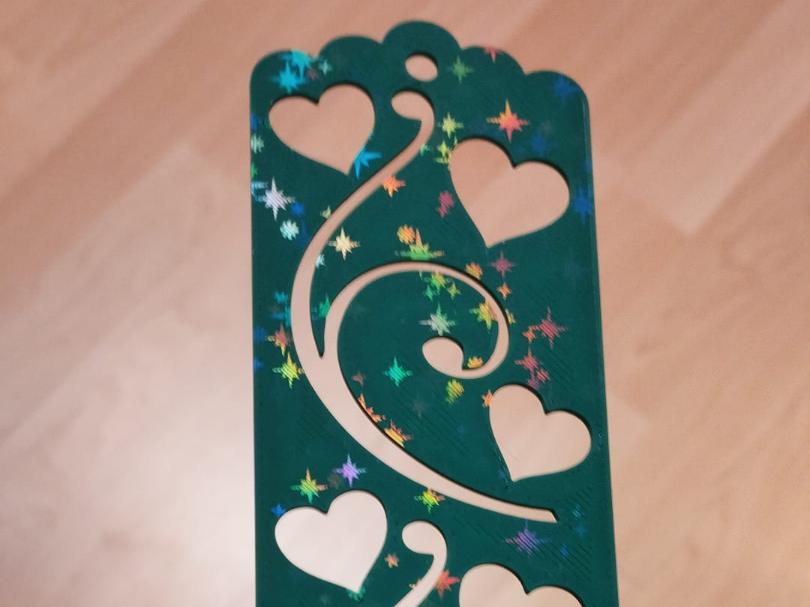 Bookmark Hearts Lesezeichen Herzen