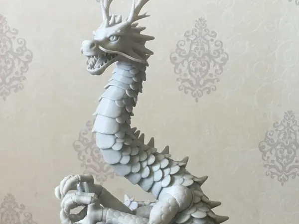 Dragon articulé oriental Lung (complet)