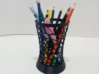 Pot à crayons style Voronoi — photo 1
