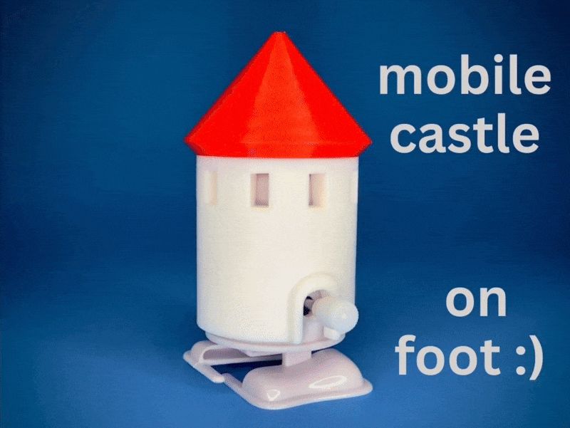 Wind-up Walking Castle