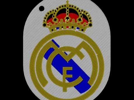 Real Madrid keyring
