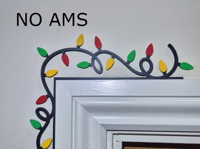 Door Corner Christmas Lights Decoration - No AMS