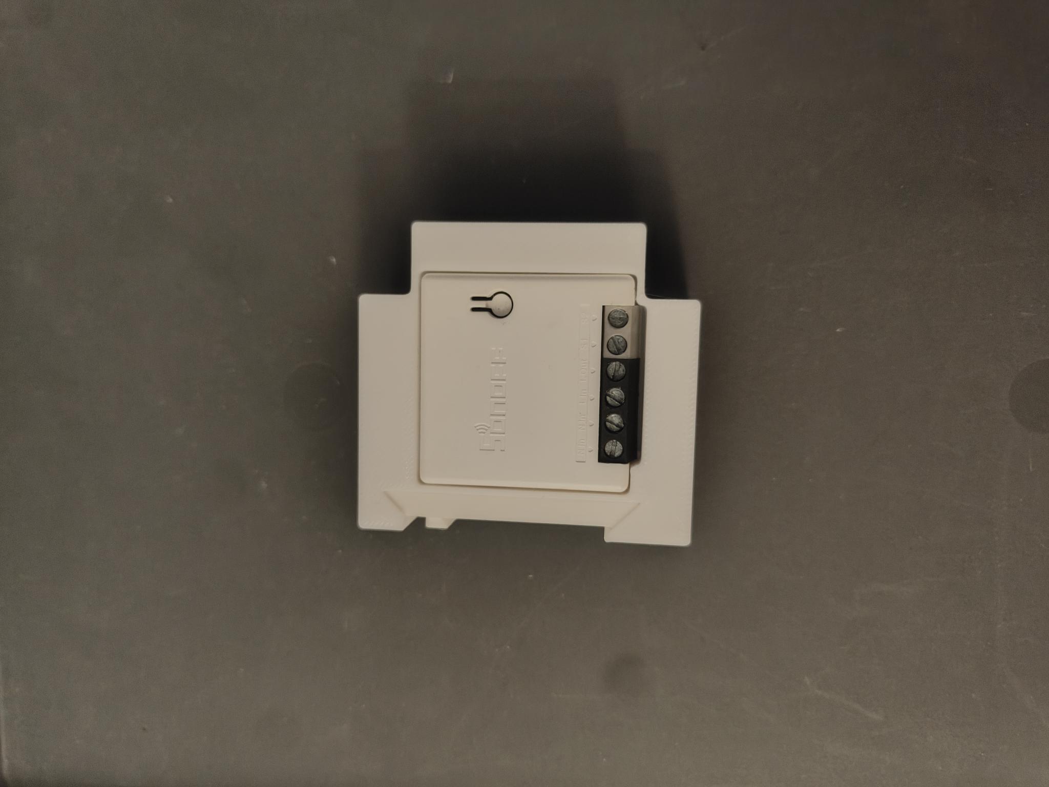 Miniatura 2 do modelo 3D SUPPORTO BARRA DIN SONOFF ZIGBEE MINI