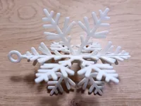 Flocon de neige suspendu en 3D — photo 2