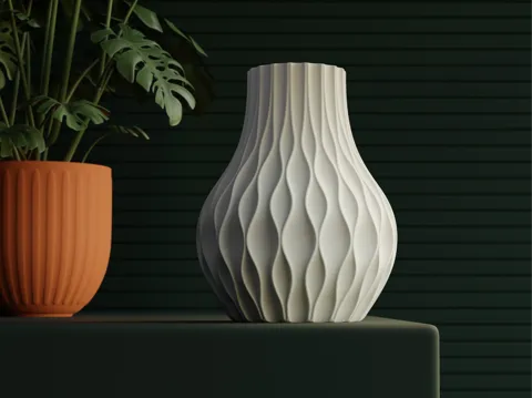 Vase for brick flowers v2