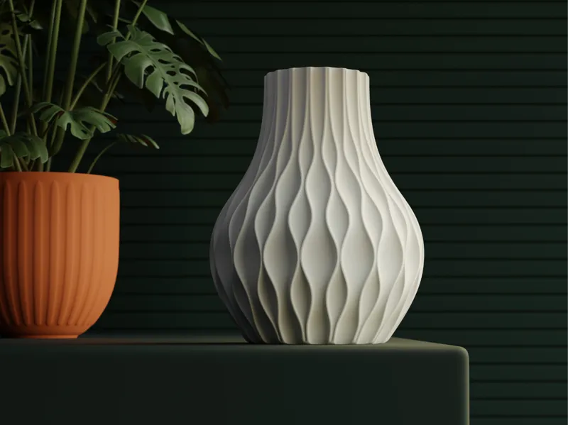 Vase for brick flowers v2