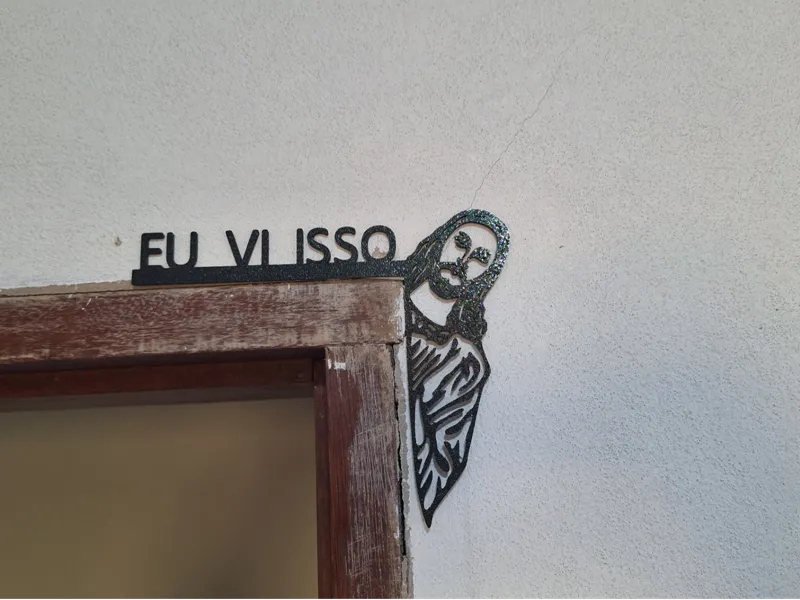 Decoração Canto de Porta - Jesus - EU VI ISSO