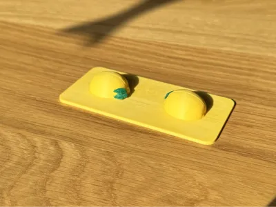 Lemon Drink Menu Holder