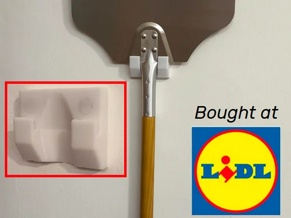 Pizza peel holder