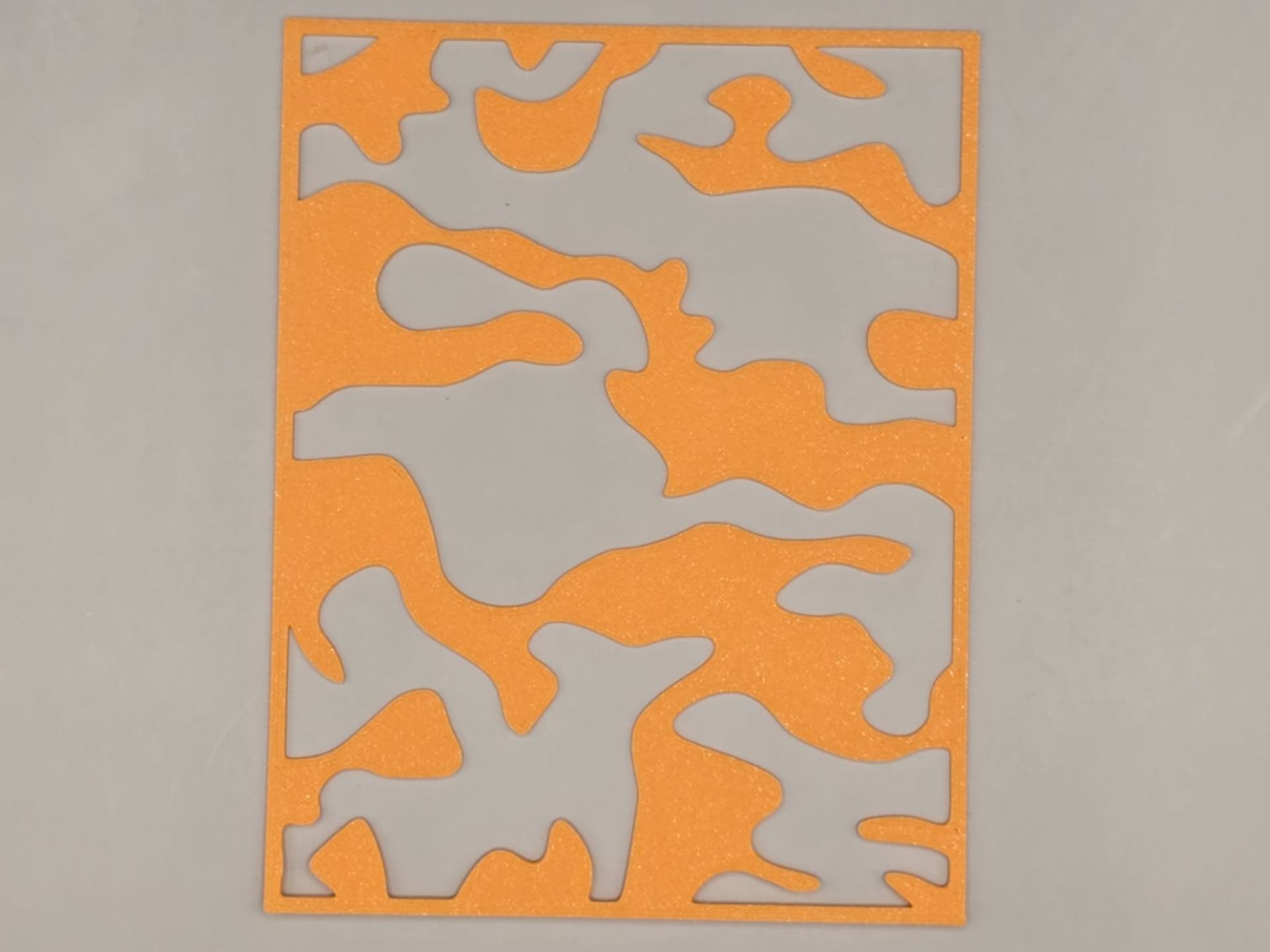 Camouflage Spot Stencil Template Pattern