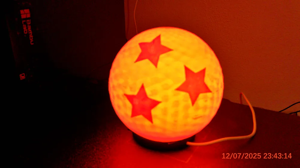 dragon ball - lamp - kit 001 - Free 3D Print Model - MakerWorld