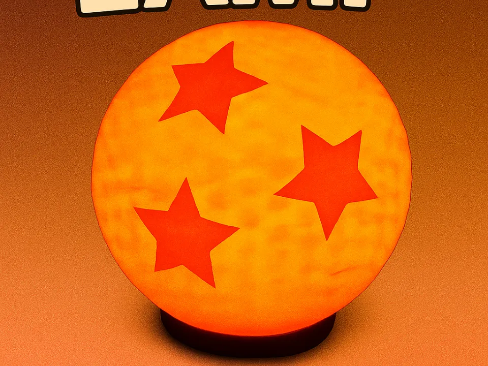 dragon ball - lamp - kit 001 - Free 3D Print Model - MakerWorld