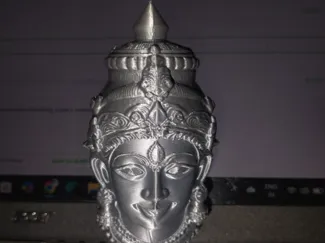 Dual faced Indian God for Varalakshmi Vratam