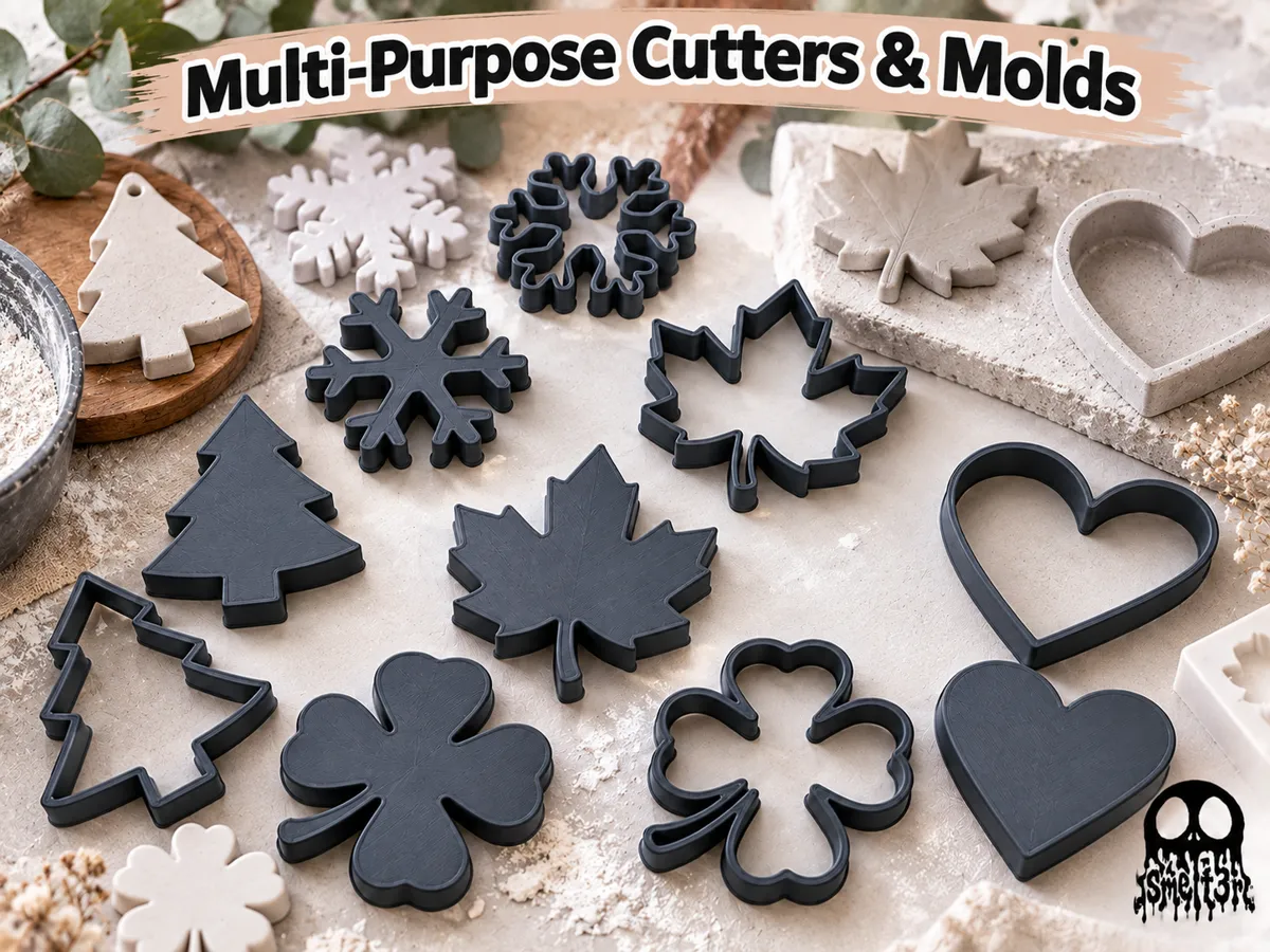 Multi-Purpose Cutters & Molds - Free 3D Print Model - MakerWorld