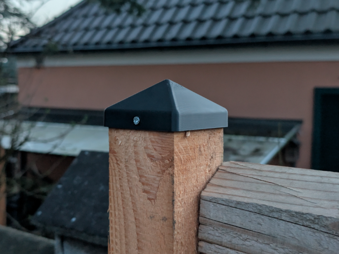 Parametric Post Cap; fully customizable