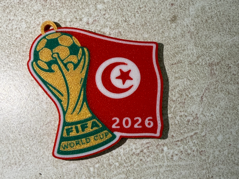 Tunisia 2026 FIFA World Cup Keychain 4 Color