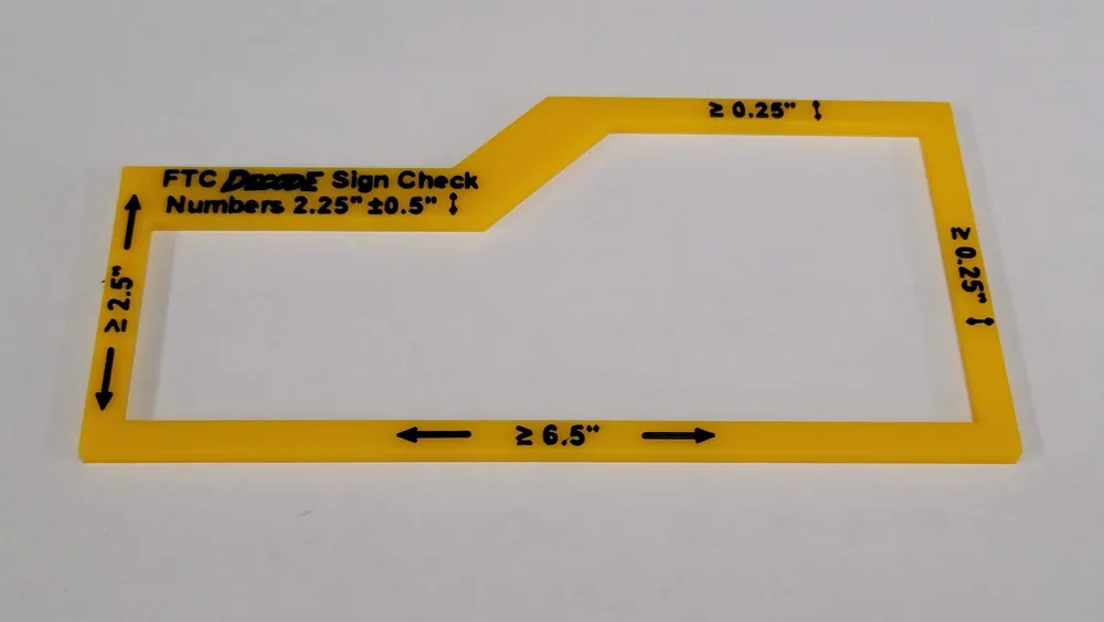 FIRST FTC Decode Sign Inspection Tool - Free 3D Print Model - MakerWorld