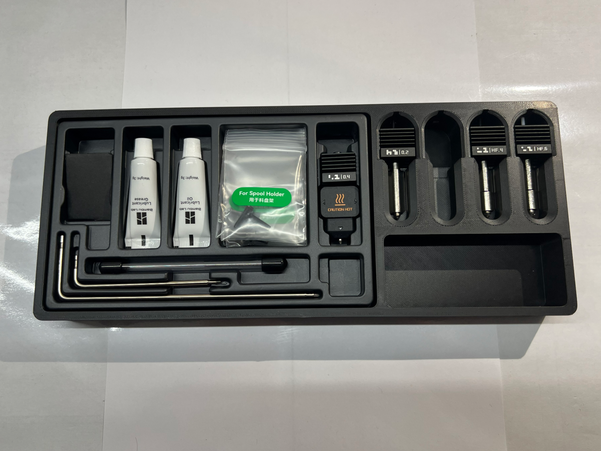 H2S Toolbox / Zubehör und Hotend Blister