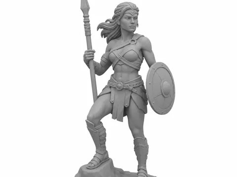 Modelo para impresión 3D: Amazon warrior — referencia de MakerWorld
