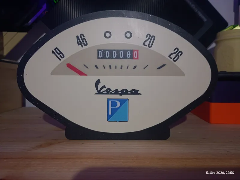 Vespa Anniversary Speedo Lightbox