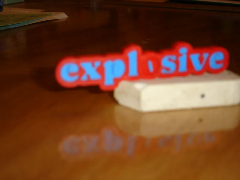 explosive tag for ams